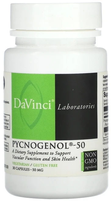 다빈치 랩 오브 버몬트 피크노제놀-50 50 mg 30 캡슐, 1개, 30정 - 쿠팡