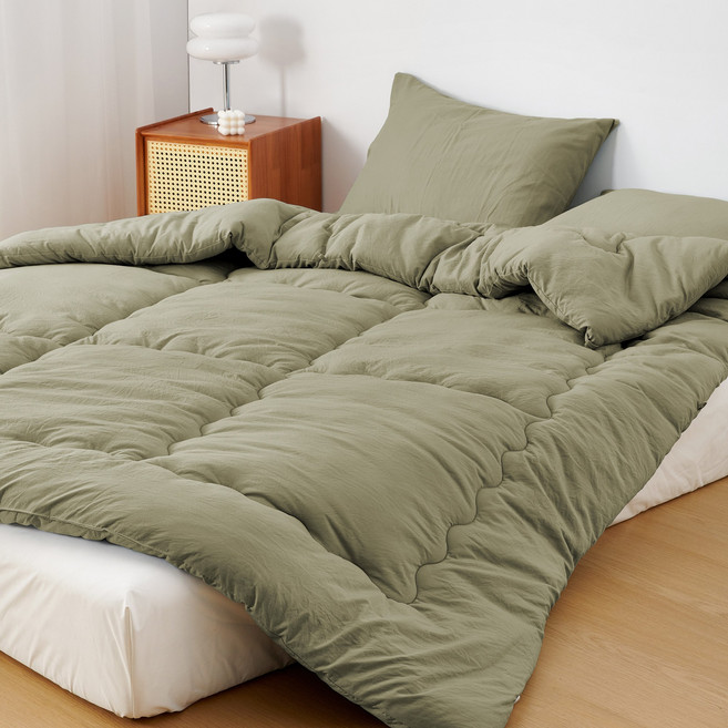 HOMERA 호메라 가을 겨울 호텔용 이불솜 차렵이불 겨울이불 가벼운 알레르기 방지 싱글 6색상