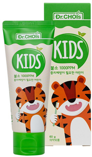 [닥터초이스] 좋은치약 키즈 케이치약에프 불소 1000ppm 60g, 1개
