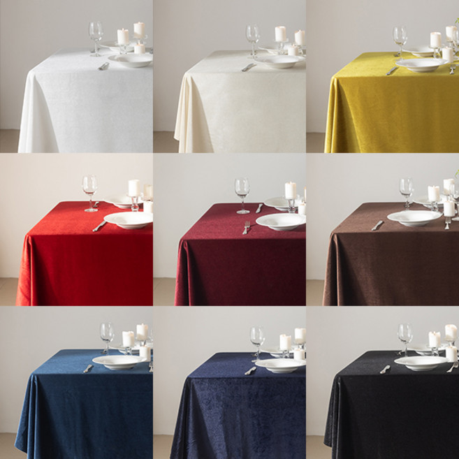 행사용벨벳테이블보 구김없고 늘어나지않는 고급벨벳소재 식탁보, 816(와인), 연단(마감선택x)