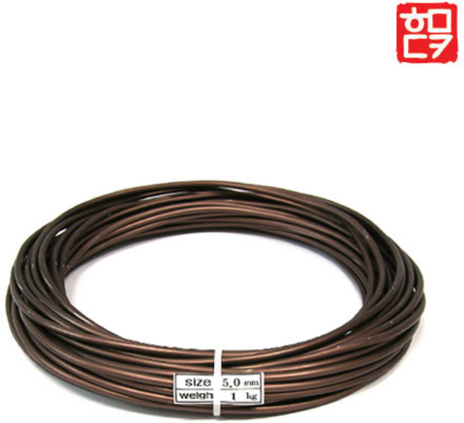 분재철사 2.5mm 75m 식물 지지대 와이어 원예 소나무 공예, 1개