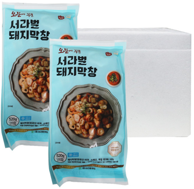 오븐에 꾸운 서라벌 돼지막창520g 2개, 520g