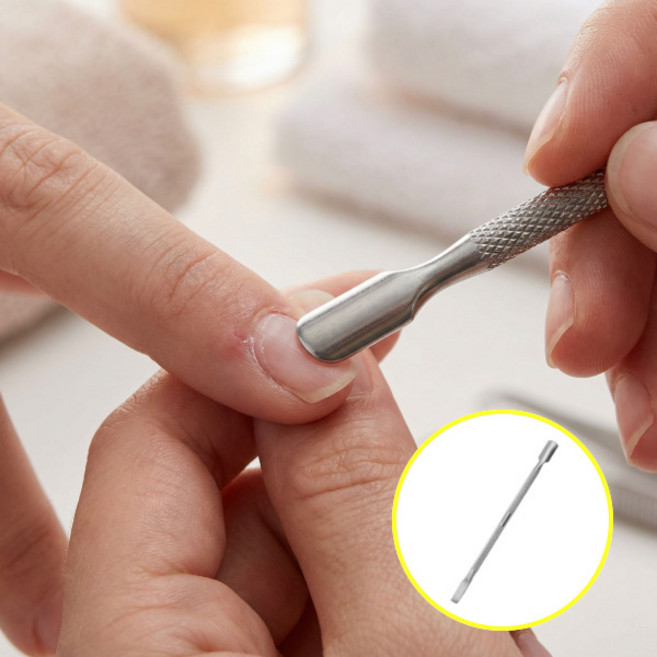 프로 큐티클 푸셔 네일 손톱 관리 도구, 1개, 실버