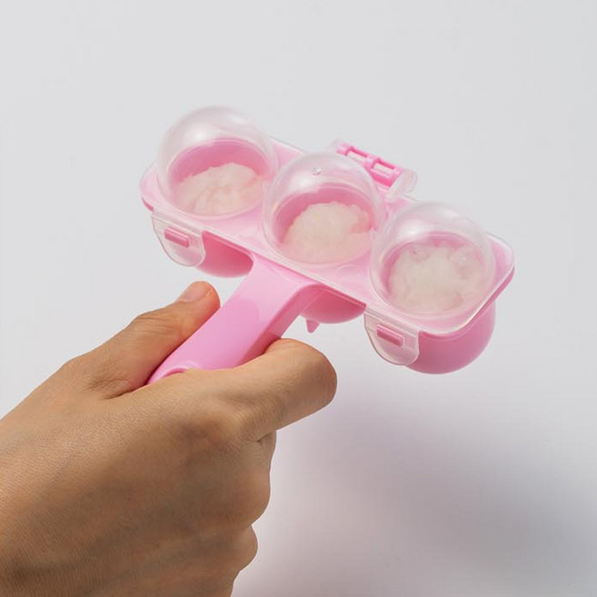 코쿠보 미니 주먹밥틀 KK-279, Pink, 2개