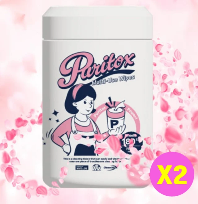 퓨리톡스 멀티유즈 다목적 세정티슈 플로럴 2개 - 쿠팡