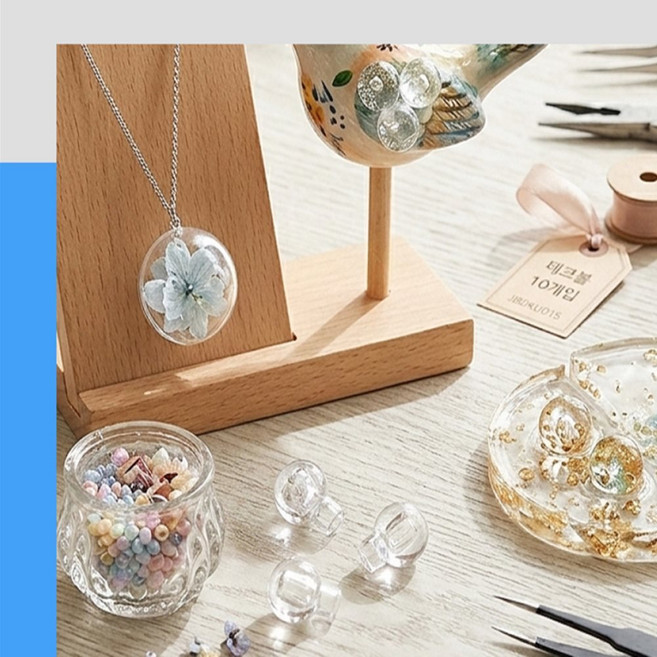 신명나는 아크릴 데코볼 15mm 10개입 투명볼