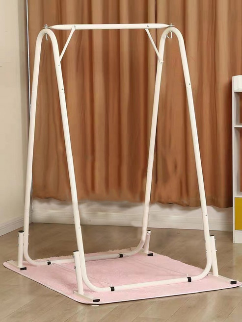 흔들 의자 해먹 거치대 그네 스탠드 브라켓, 화이트 강화 브래킷 단일