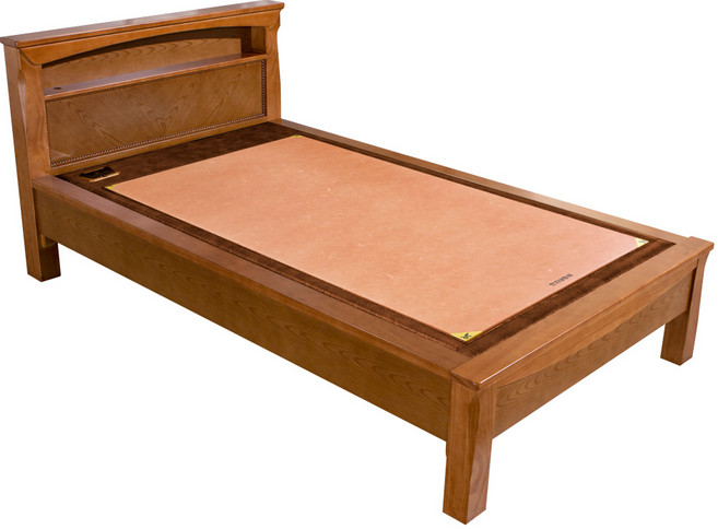 효암 새싹 생황토 한지 프리미엄 흙침대 보료 소나무 원목 MDF 프레임 슈퍼싱글 원적외선 라돈 안전, 1.흙침대_2230*1300*950+보료(3012SS)