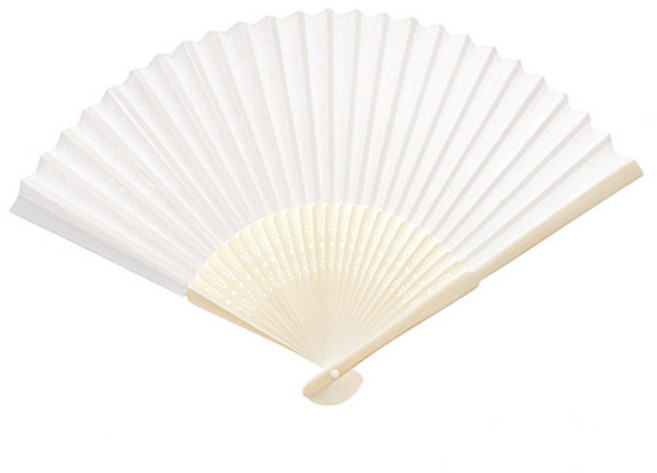 종이부채 합죽선 접이 부채, 2개