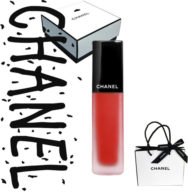 샤넬 루쥬 알뤼르 리퀴드 벨벳 틴트/쇼핑백/백화점정품/한글라벨, 224 -페시오낭뜨, 1개, 6ml