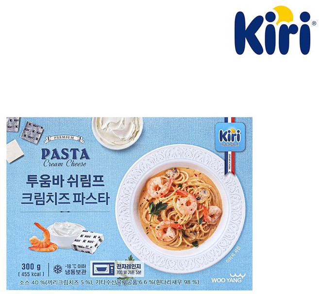 우양 X 끼리 투움바 쉬림프 크림치즈 파스타, 300g, 1개