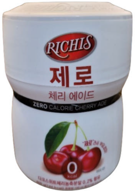 리치스 제로 체리 에이드 분말, 600g, 3개