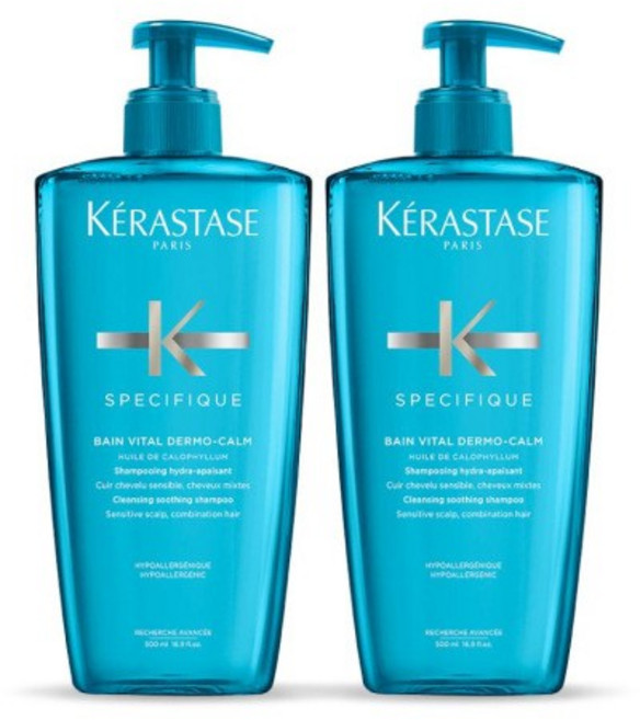 케라스타즈 스페시픽 방 비탈 수딩 샴푸 500 ML * 2 (민감성), 500ml