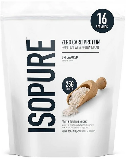 Isopure 제로 탄수화물 단백질 파우더 100% 유당 단백질 분리 케토에 적합한 제품 760181 1 1, Isopure 제로 탄수화물 단백질 파우더, 100%, 1개, 450g - 쿠팡