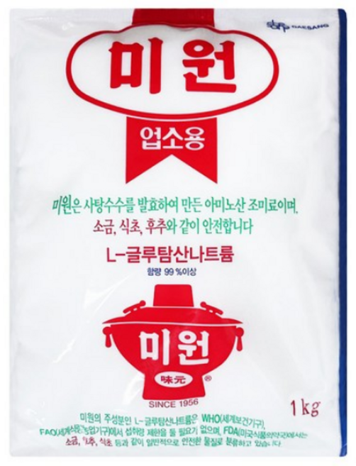 대상 업소용 미원, 1kg, 6개
