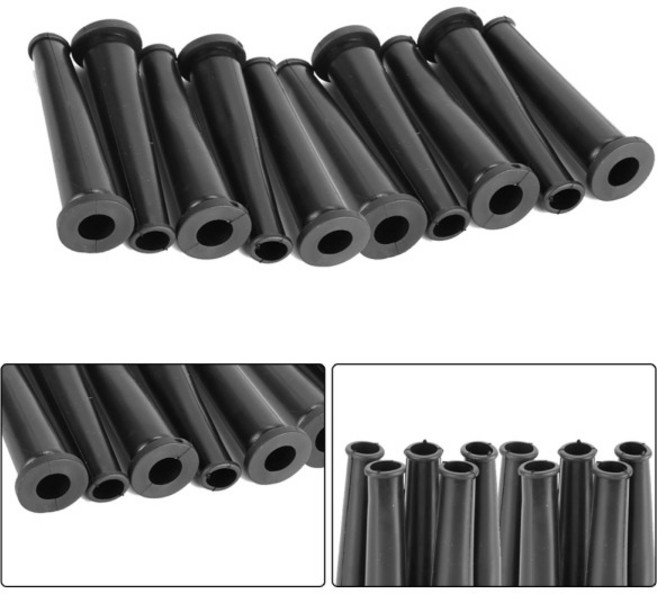 10 개/대 9mm 검정색 고무 와이어 보호기 케이블 슬리브 부츠 커버 앵글 그라인더 전원 코드 공구, 01 빠른