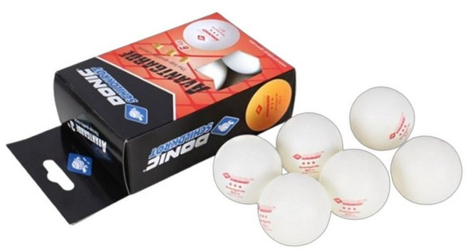도닉 아방가르드 3성 시합용 탁구공 40+ 6p