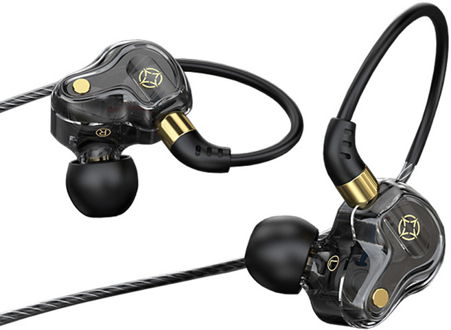 체리스팟 3.5mm C타입 이어폰 다이나믹 코일 고음질 소음차단TPE 유선(파우치 포함), 블랙, S62(Type-C)