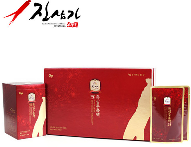 진삼가 구증구포 6년근 홍삼추출액 25 90ml x 30포, 30개