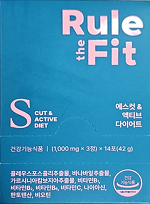 롤더핏1박스 룰더핏 에스컷 액티브 다이어트, 14정, 1 - 쿠팡