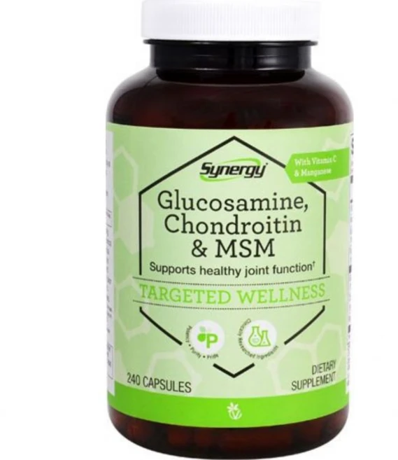 Vitacost Synergy Glucosamine Chondroitin & MSM with Vitamin C & Manganese -- 240 Capsules, 1개, 240정 - 쿠팡