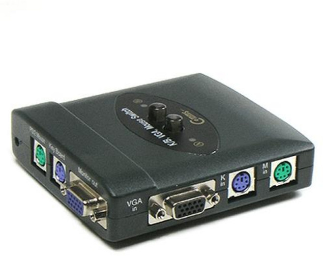 Coms KVM Switch 2:1 선택기 VGA RGB PS2 LC031, 본상품선택, 1개