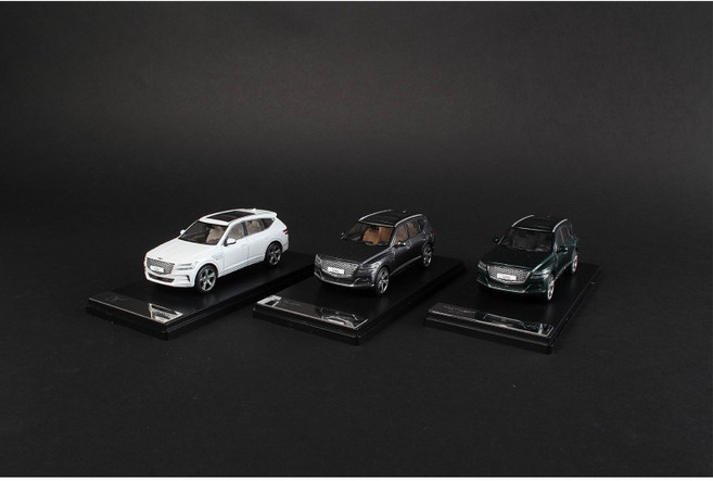 자동차 다이캐스트 모형 1:43컬렉션 피노비앤디, 제네시스 GV70, 버건디, 1개