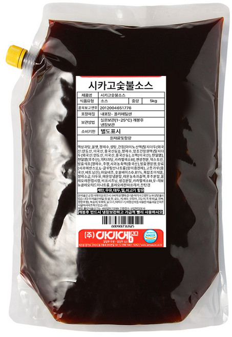 아이엠소스 시카고숯불소스, 5kg, 1개