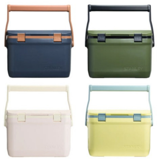 스탠리 15.1L 아이스박스 쿨러 프로그레이드 캠핑 보냉백낚시 차량용 대형 휴대용, 드라이드파인