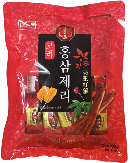 고려 홍삼제리, 200g, 3개