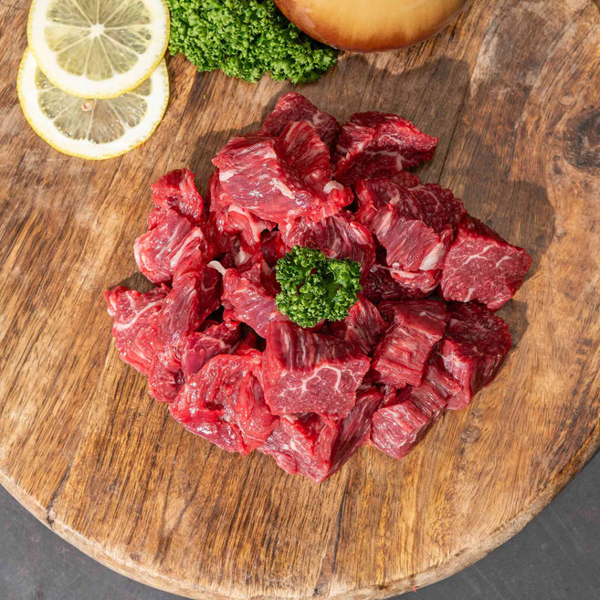 [함평천지한우] 축협 국내산 소고기 1+등급 한우 국거리 300g, 1개