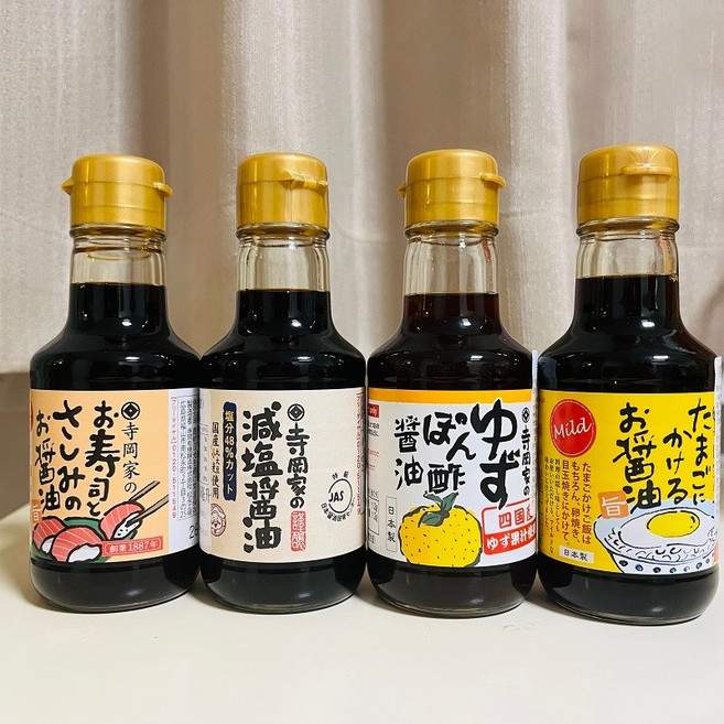 일본 간장계란밥 소스 테라오카 간장소스, 계란 간장, 3개, 150ml