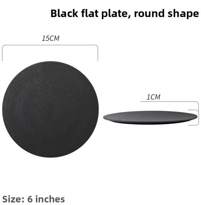 스크래치 방지 세라믹 접시 사시미 스시 상업용 독창적인 서양식 저녁 직사각형 접시 접시