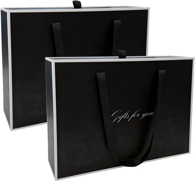 VITALO 고급 박스형 선물 상자 기프트 박스 2P, PGC_BL(블랙)