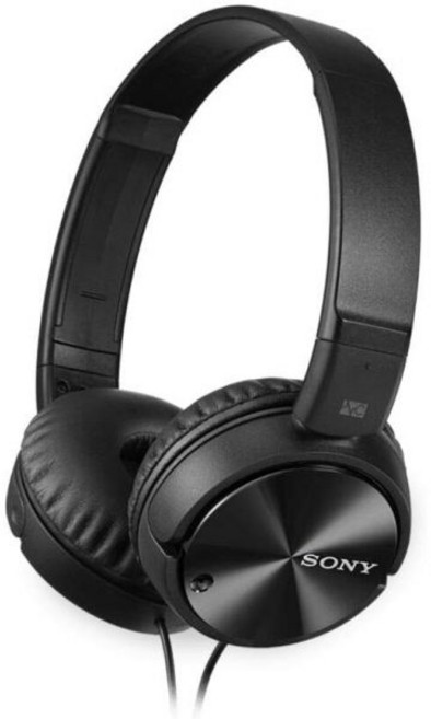 소니 유선헤드폰 SONY 노이즈캔슬링 헤드폰 밀폐형 접이식 마이크, 상세페이지 참조, 블랙