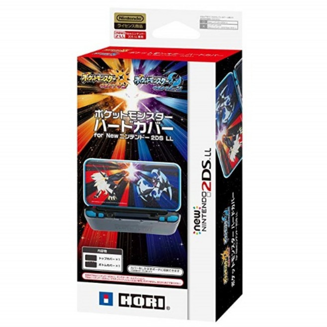 닌텐도 NEW2DSXL 포켓몬스터 울트라 썬문 하드 커버 for New 2DS XL, 1개, NEW2DSXL전용 포켓몬스터 울트라 썬문 하드 커버