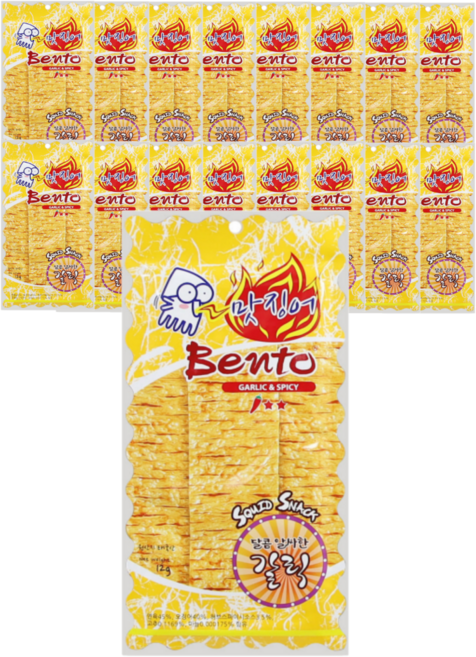 벤토 맛징어 갈릭앤스파이시, 17개