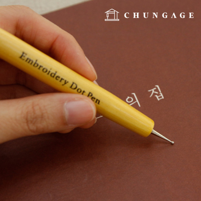 철필 철펜 먹지 자수 도안, 1개