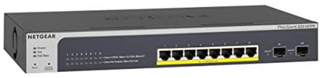 기가8포트+2SFP 190W PoE+ GS510TPP 랙장착 넷기어, 1개