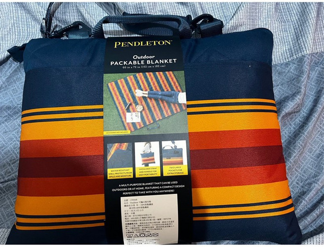 PENDLETON 可攜式萬用毯, 深藍色