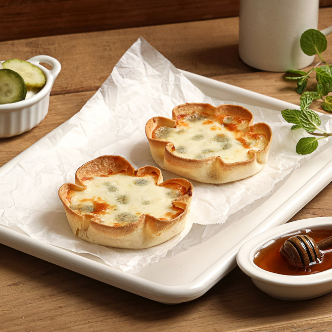 미니시카고 고르곤졸라피자 지지푸드 한입 냉동피자 3시오븐, 20개, 61g