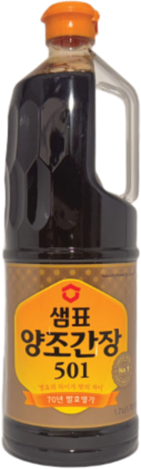 샘표 양조간장 501, 1.7L, 5개