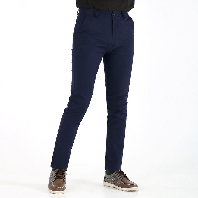 XC08 노턱 일자 면스판 바지