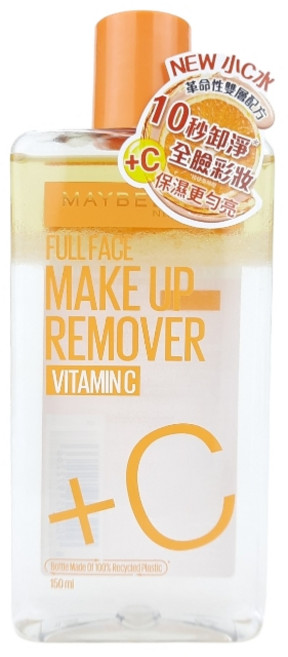MAYBELLINE 媚比琳 全臉卸妝液 維他命C 150ml, 1件