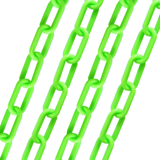 Tspeed 플라스틱 컬러체인, 1개, 형광연두