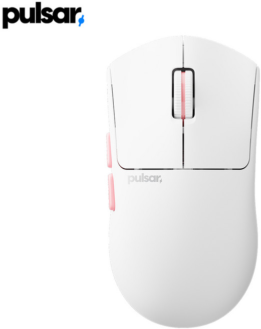 Pulsar Pro Series Jinggg-X 무선 게이밍 마우스 PJGX21, 화이트