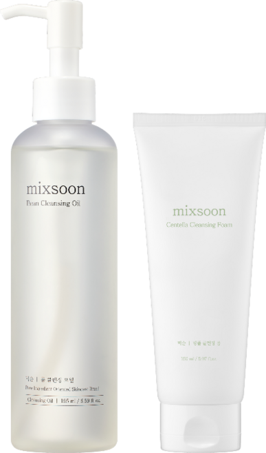 믹순 병풀 클렌징 폼 150ml 1개 + 콩 클렌징 오일 195ml 1개, 믹순 병풀 클렌징 폼 150ml, 1개 + 콩 클렌징
