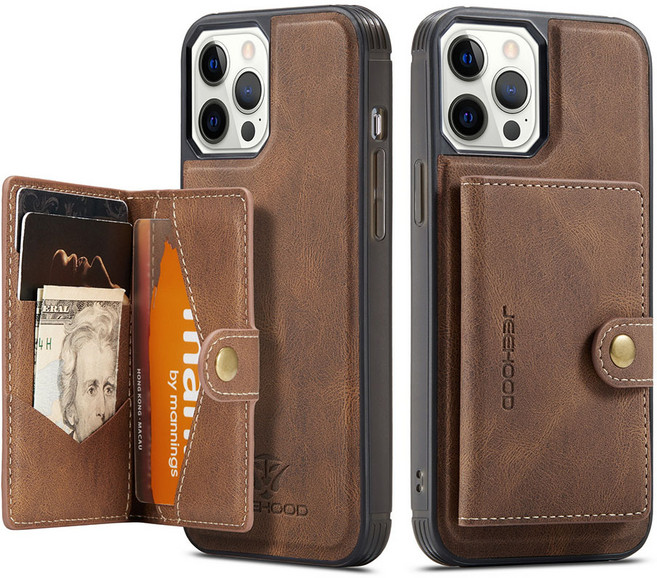 신서엔코 아이폰 케이스 자석 카드 포켓 가죽 핸드폰케이스