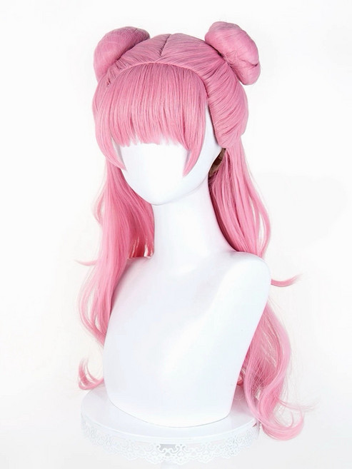 鈴木 萬用 高溫絲 假髮 坯 COS 假髮 頭圍55-60cm, 如圖所示, 1個