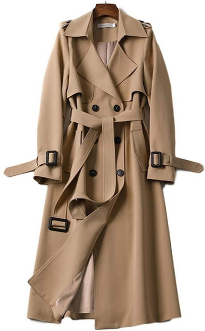 cammello 여성 심플 클래식 트렌치 코트 기본핏 [S~4XL]